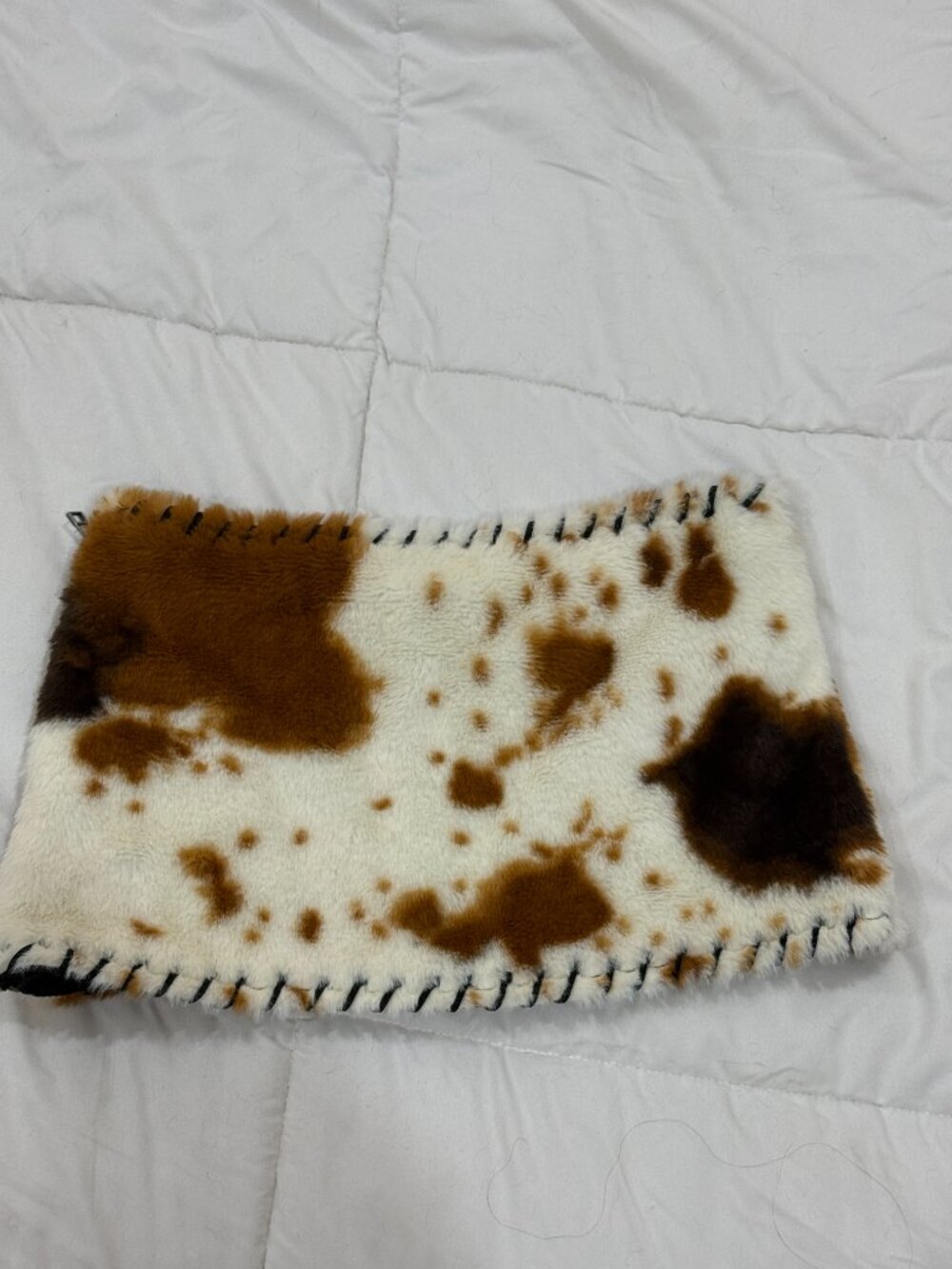 Jaded London Faux Fur Whipstitch Mini Skirt + Belt - Picture 3 of 6